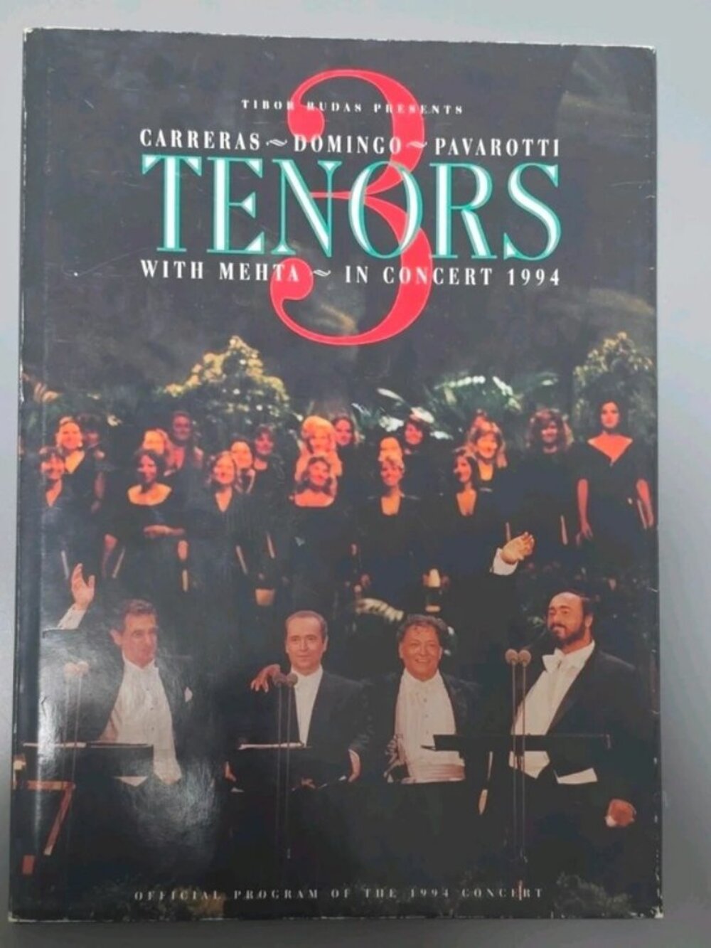 Vintage 1994 Three Tenors Concert Program - Carreras Domingo Pavarotti - Rare
